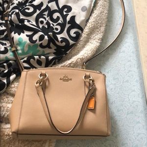 coach tan crossbody purse